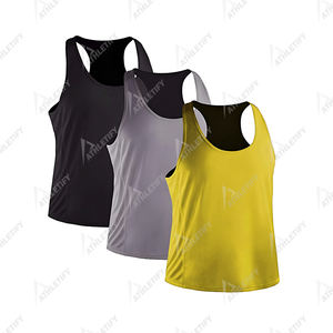 Débardeurs pour hommes grande taille respirants, tissu doux, confortable et extensible, idéal pour le sport, la salle de sport et les entraînements en plein air en été. - Product Image 5