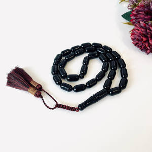 Chapelet islamique en ambre de la Baltique, couleur ambre cerise, Misbaha - Product Image 3