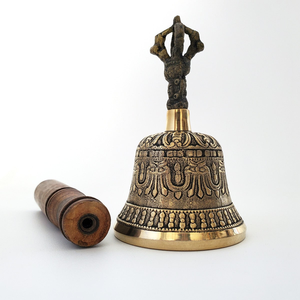 Artefacts religieux gravés à la main, une combinaison classique de dorje et de cloche, signifiant sagesse et compassion, aux prix de gros - Product Image 5