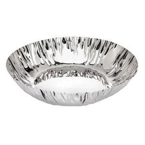 Cuencos Dorados para Ensalada de Frutas con Diseño Inclinado para Servir, Hermosamente Elaborados por S.R METAL HANDICRAFT - Product Image 2