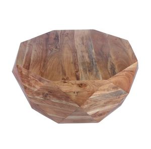 Table basse en bois massif naturel brun pour ustensiles de cuisine, décoration de bureau, maison, restaurant, salon, jardin, fabriquée en inde, 2023 - Product Image 3