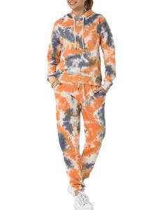 Vente chaude Tie Dye Survêtement pour Femmes tissu doux respirant séchage rapide anti-rides Survêtement pour Femmes avec logo personnalisé - Product Image 2