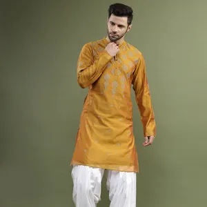 ชุดคุร์ตาผ้าฝ้ายแห้งเร็วสไตล์วินเทจสำหรับฤดูร้อน รุ่น MP-722 ของ Ramas Kurtis สำหรับผู้หญิง พร้อมกางเกงขายาว ราคาขายส่งจากอินเดีย เหมาะสำหรับงานแต่งงาน งานเลี้ยง และสวมใส่ลำลอง - Product Image 1