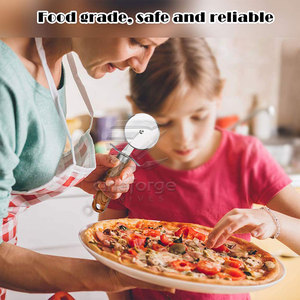 ที่ตัดพิซซ่าสีพื้น ดีไซน์ใหม่ล่าสุด ที่ตัดพิซซ่าสแตนเลสแบบมืออาชีพ - Product Image 6