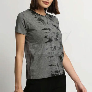 เสื้อยืดแขนสั้นลำลองผู้หญิงขายดี สีสันปรับแต่งได้ ผ้าแคนวาสน้ำหนักเบา ดีไซน์ระบายอากาศ ซับลิเมชั่น สำหรับฤดูร้อน แห้งเร็ว - Product Image 5