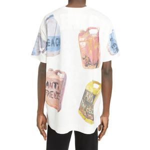 Camiseta de Talla Grande Personalizada para Hombre Más Barata, Impresión por Sublimación, Hombros Caídos, Estilo Urbano Informal, Camiseta de Talla Grande de Venta Caliente - Product Image 4