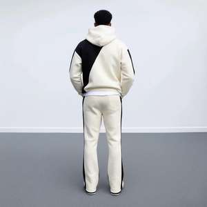 Survêtement décontracté pour homme au design classique, confortable, en molleton 100% coton, séchage rapide, respirant, de haute qualité, manches longues - Product Image 2