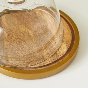 ที่วางเค้กสำเร็จรูปสีเงินแบบด้ามจับใบ2ชั้นเหมาะสำหรับวางโชว์ขนมและเสิร์ฟในงานปาร์ตี้ - Product Image 4