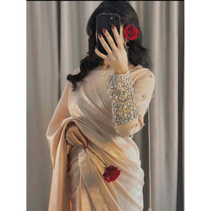 Elegant Silk Saree <b>Shawls</b> for Online Purchase for Stylish Occasions - Product Image 2