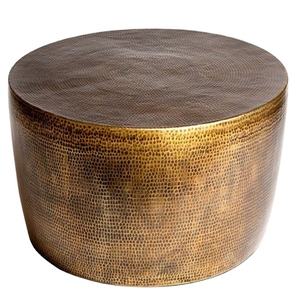 Mesa de muebles con estilo para uso en el hogar, mesa de sala de estar con forma redonda de Metal, de bronce, estilo finés, para Hotel y hogar - Product Image 1