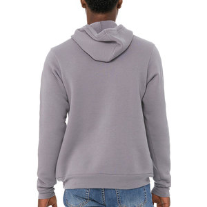 Bella + Canvas Unisex Poly-Cotton Fleece Pullover Hoodie C3719 Hombres Manga larga Atlético Color sólido Pullover Pocket Hoodies - Product Image 3