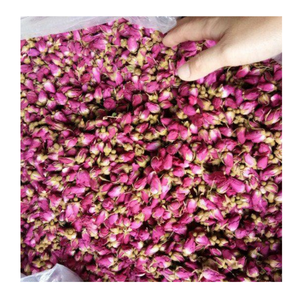 ดอกกุหลาบแห้งตามธรรมชาติกุหลาบตูมแห้งจำนวนมากสำหรับชงชาผสมสมุนไพรเครื่องดื่มและตกแต่ง - Product Image 1