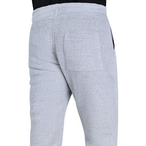 Customizable Grey Texture Sweatpants Casual Polyester Cotton <b>Trouser</b> Elastic Waist Comfortable Flat Front Straight Style <b>Vintage</b> - Product Image 5