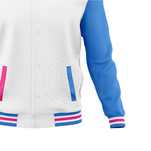 Premium Quality Customized Logo Stand Front Men's Winter Letterman Jacket Breathable Quick Dry Fashion Clothing Long Sleeves - Product Image 4