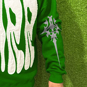 Sudadera con capucha y cremallera de forro polar extragrande para hombre, estilo nuevo 2026, ecológica, 100% algodón, con estampado digital y bordado de alta calidad - Product Image 3
