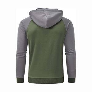 Sudaderas con capucha de moda de alta calidad Logotipo personalizado 2025 Precio de fábrica Por encargo Venta caliente Color de contraste Sudaderas con capucha de precio barato para hombres - Product Image 2