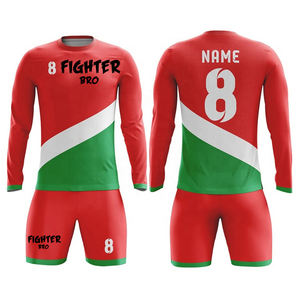 Ensemble de maillots de football pour hommes Entraînement par équipe Vêtements de football Maillot de football par sublimation Uniforme de football - Product Image 4