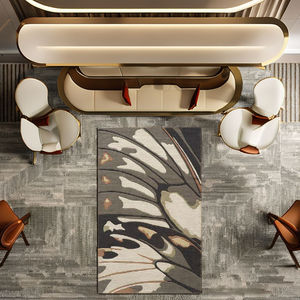 Top Quality Plush Texture Hand Tufted Carpet with Light Color Tones and <b>Anti</b> <b>Slip</b> Back for Home Use or Offices Use from India - Product Image 1