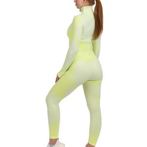 Conjunto de Yoga Elástico de Compresión con Leggings Sin Costuras de Camuflaje y Efecto Scrunch para Mujer, Uso en Exteriores, MARCA HS 2026 - Product Image 5