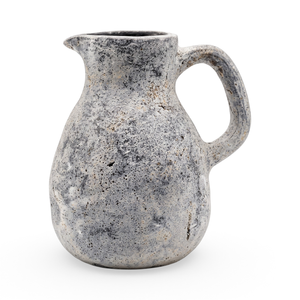 Mini vase en céramique pour table, décoration rustique en argile - Product Image 1