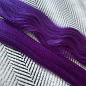 เทปต่อผมสีม่วงแบบ Remy ผมแท้ 100% เกรด 12A ความยาว 8-50 นิ้ว - Product Image 4