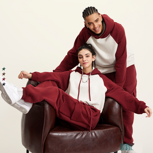 Conjunto de Sudadera con Capucha y Pantalones Deportivos Cortos de Doble Capa Gruesos Personalizados de Alta Calidad para Hombre y Mujer - Product Image 1