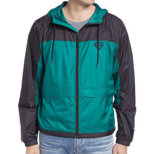 Chaqueta Cortavientos Ligera para Hombre, 100% Nailon, con Cuello Alto y Capucha, Impermeable, para Invierno, Servicio OEM Disponible - Product Image 5