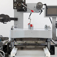 Machine de découpe automatique à plat pour étiquettes en vinyle, de rouleau à rouleau