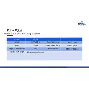 NADCA AB 204 Elección inteligente para la limpieza de conductos de aire Agua caliente eléctrica Proceso manual Nueva condición para pulir - Product Image 3