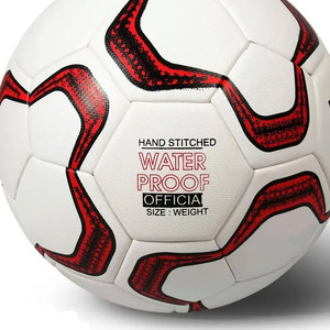 Balón de fútbol de Color blanco y rojo fabricado en Pakistán de alta calidad, tamaño 5, superventas, térmico, excelente calidad para deportes - Product Image 6