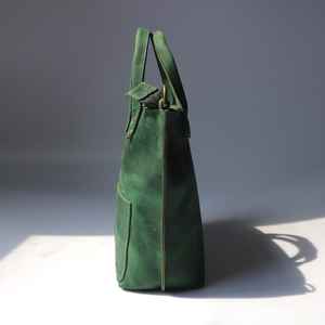 Sac fourre-tout de luxe en cuir véritable pour femmes meilleure qualité LTB-0035 avec logo personnalisé - Product Image 2