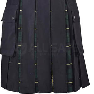 Durable Mens Scottish Tartan Kilt Traditional Clan Heritage Highland Outfit Cintura ajustable plisada Ropa cultural hecha a medida - Product Image 5