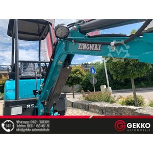 Chargeuse sur pneus Perkins CX15CP d'occasion avec cabine, 3 louches, chargeur frontal et rétrocaveuse, pompe hydraulique MOOG, charge nominale de 9 tonnes - Product Image 4