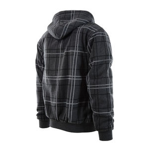 High Quality <b>Oversize</b> Pullover Plaid Hoodie Knitted Fleece <b>Cardigan</b> Coat Men Private Label Sportswear Tracksuit Winter Digital - Product Image 5
