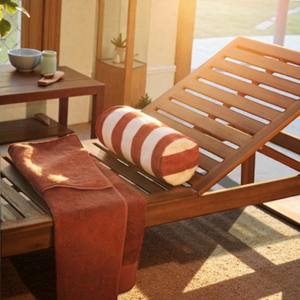 Chaise longue en bois d'extérieur avec dossier réglable, pour piscine, jardin, terrasse, hôtel, complexe hôtelier, usage commercial - Product Image 5