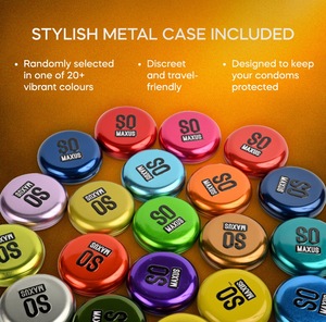Condones MAXUS Ultra Premium, paquete de <span class=keywords><strong>3</strong></span>, con puntos increíbles, 2000 puntos, creados en el Reino Unido - Product Image 5