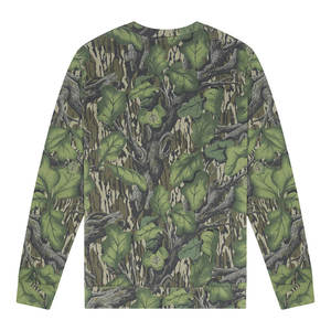 Sudadera con Estampado de Camuflaje para Hombre, Diseño de Camuflaje Personalizado, Cuello Redondo, Manga Larga, Felpa de Algodón, Estilo Urbano - Product Image 2