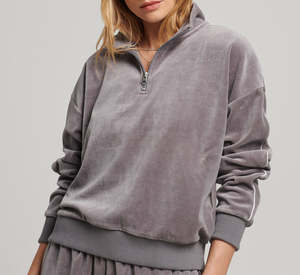 Top Selling Custom Embriordry Logo Hot Selling Pullover Quater Zip Collar Sunfade Wash Anti-pillingbreathablehodies for woman - Product Image 6