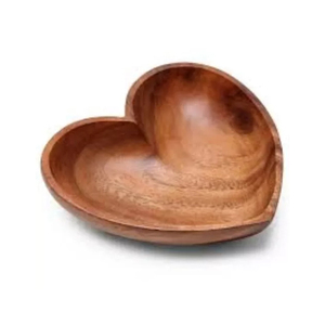 Grossiste indien en bois d'acacia naturel avec émail imprimé à l'intérieur du bol bol de service de salade en gros pour la maison et la cuisine - Product Image 2