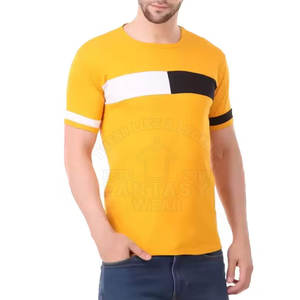 Nouveauté T-shirt pour homme Design minimaliste Tissu de haute qualité Coupe confortable Vêtements décontractés de tous les jours Prix de gros - Product Image 3