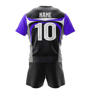 Maillot de rugby sublimé pour homme avec short, design imprimé élégant, uniforme professionnel de rugby, vente en gros, haute qualité - Product Image 6