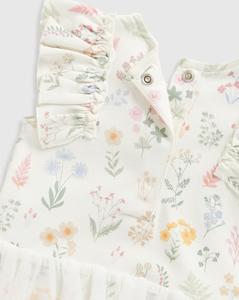 Body con mangas y volantes para el cuidado de la madre de algodón más suave de la mejor calidad, conjunto de 2 piezas con falda tutú de Highland Meadow para niñas - Product Image 2