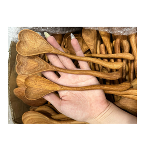 Cucharas de madera al por mayor a granel, tamaños personalizados disponibles, seguro para alimentos, material ecológico, ideal para suministro minorista o de exportación - Product Image 1