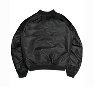 แจ็กเก็ตเบสบอลบอมเบอร์สำหรับผู้ชายเสื้อแจ็กเก็ตผ้าแคนวาสปักลายทำจากผ้าใบเสื้อแจ็กเก็ตผ้าไนลอนออกแบบได้ตามที่ต้องการสำหรับ MA1การบิน - Product Image 2