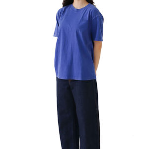 Vente chaude plaine vierge femmes t-shirts 100% coton biologique tenue décontracté t-shirts pour l'été porter en gros t-shirts - Product Image 5