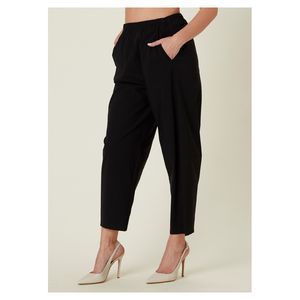 CURVY Made in Italy Primavera Verano Bengaline Pantalones sueltos de mujer con bolsillos Diferentes colores disponibles - Product Image 3