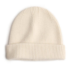 Hiver 100% Bonnet en coton pour hommes avec logo personnalisé Bonnet en laine chaud de luxe Bonnet d'hiver Logo personnalisé - Product Image 3