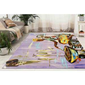 African Mother Cooking <b>Rugs</b>, Black Woman <b>Rug</b>, 3D Printed <b>Rug</b>,Goblen <b>Rug</b> - Product Image 3