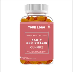 Dewasa senyawa Vitamin Gummies Custom Bulk Pria Wanita senyawa Vitamin Gummies Multi Vitamin untuk dewasa