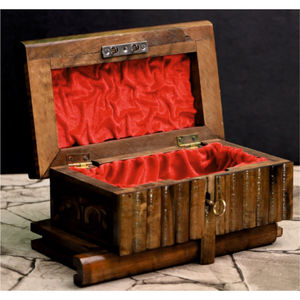 2 Compartment <b>Wooden</b> <b>Chest</b> Box Best Quality Handmade <b>Wooden</b> Keepsake <b>Storage</b> Box Multifunctional Hot Sale <b>Wooden</b> <b>Chest</b> Box - Product Image 2